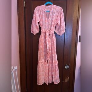 Emily Levine O/S Half Sleeve Long Dress.